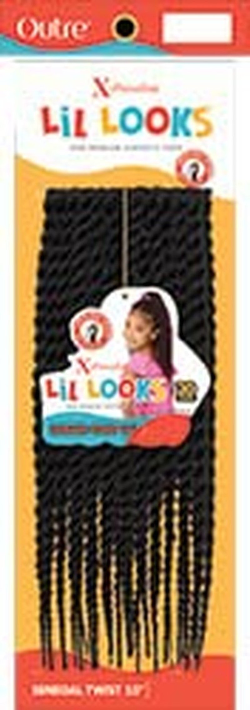 Outre Braids X-Pression LiL Looks Crochet Braid SENEGAL TWIST 10 inch (3-PACK, 1)