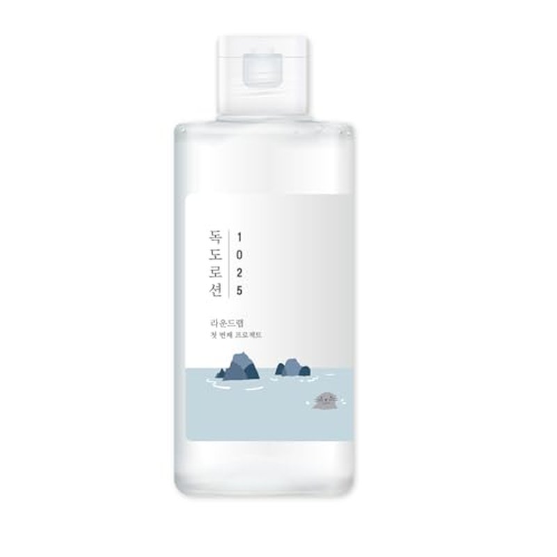 ROUND LAB 1025 Dokdo Lotion 6.76 Fl Oz, Intense Long-Lasting Hydration with Triple Hyaluronic Acid, Fluid Texture for Skin Barrier Protection, Face Moisturizer for Deep Moisture, Korean Skin Care