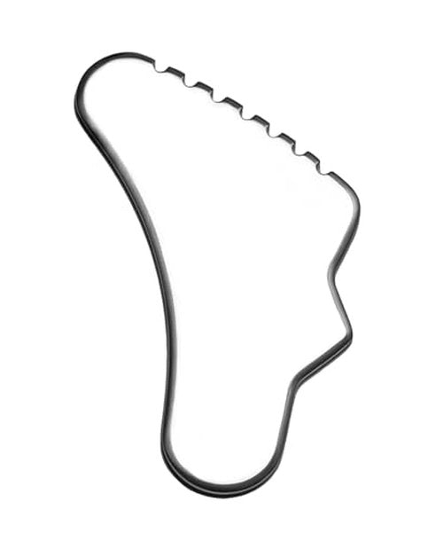 Sacheu Stainless Steel Body Gua Sha - Muscle Scraper, Fascia, Scar Tissue, Body Sculpting, Scraper Tool for Massage and Lymphatic Drainage, Deep Tissue Muscle Scraping