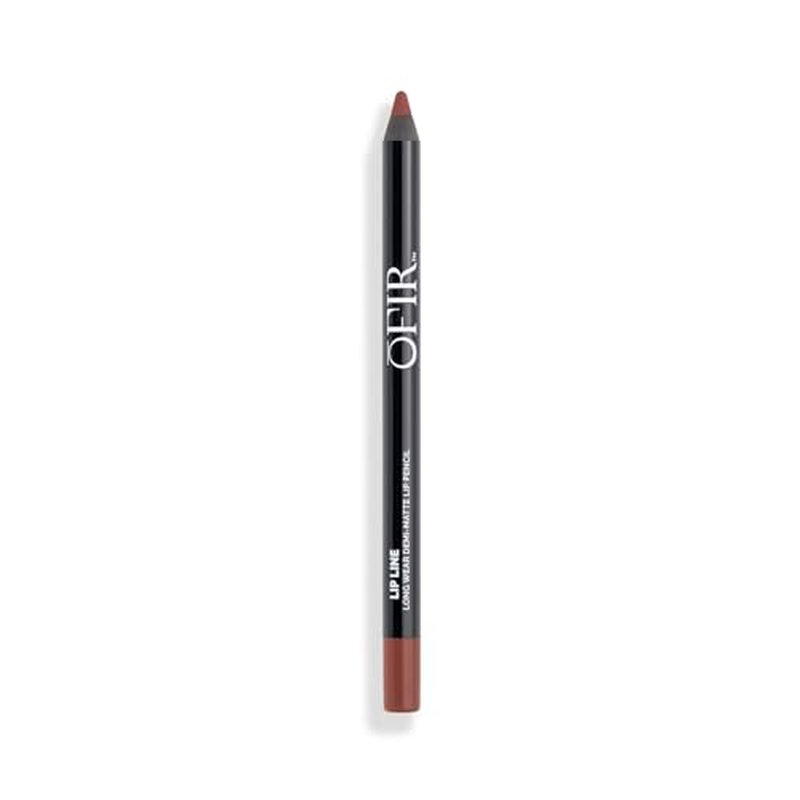 OFIR Longwear Demi-Matte Lip Line | Smudge-Proof, Easy Glide, Hydrating, Long-Lasting Color, Precise Application, Deep Brown Lip Liner Pencil for Defined Lips | 0.042 OZ