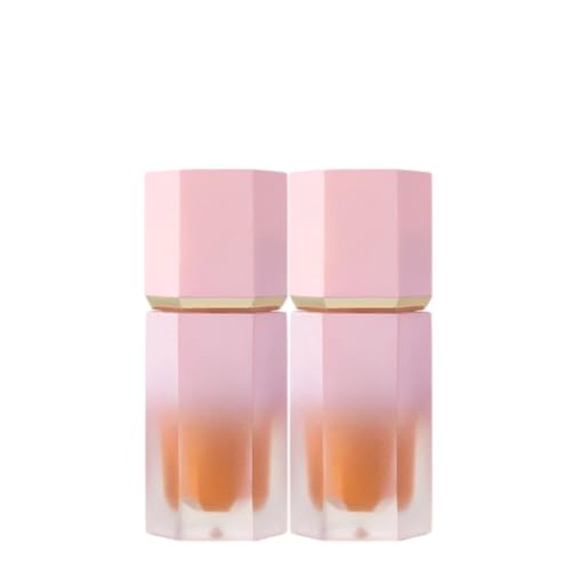 8 shades of liquid blushLong-lasting matte, silky, delicate blush Natural color enhancement Color Bloom Dayglow Cheek Liquid Blush Makeup (#2, 0.24)