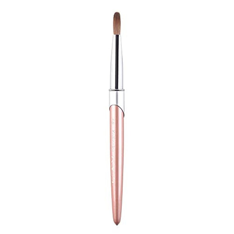 KADS 100% Kolinsky Sable Acrylic Brush Nail Brush for Acrylic Application Round Head Crimped Nail Art Brush Manicure Tool (Size 6)