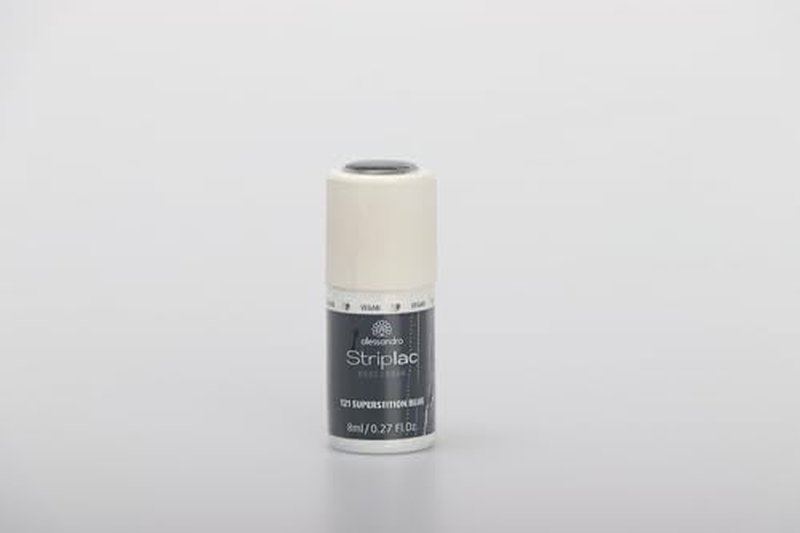 alessandro Striplac Peel or Soak Nail Polish - Long Lasting Wear - Quick Drying Time - Offers a Variety of Colors - Delivers Professional Results - Vegan - Cruelty Free - Superstition Blue - 0.27 oz