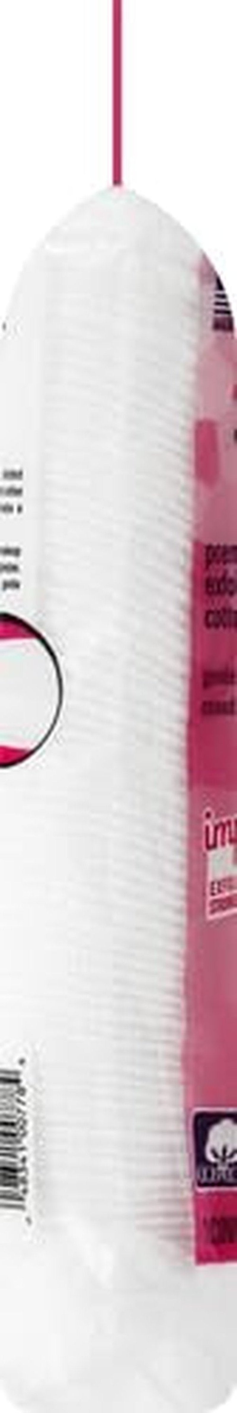 Swisspers Premium Exfoliating Rounds, 2 Distinct Raised Textured Surface, Cotton Facial Pads, 80 Count Re-closable Bag (Pack of 2)