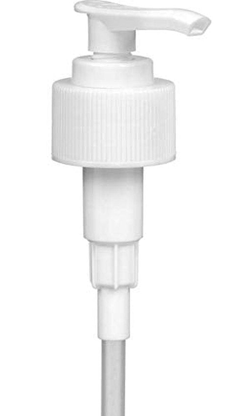 Speak Naturals White Soap and Lotion Pump, Fits Most 32oz Soap Bottles, 28/410 Neck, 2cc Dispensed Per Pump (6 Pack)