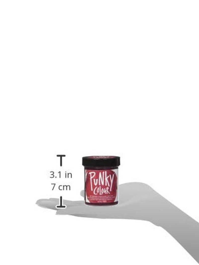 jerome russell Punky Hair Color Creme, Poppy Red, 3.5 Ounce, Pack of 3