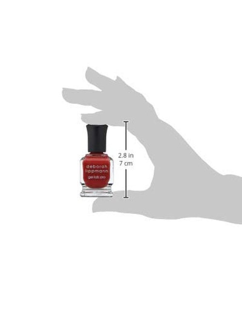 Deborah Lippmann Gel Lab Pro Nail Polish Treatment Enriched for Health, Wear, and Shine No Animal Testing, 21 Free, Vegan Red and Purple Colors