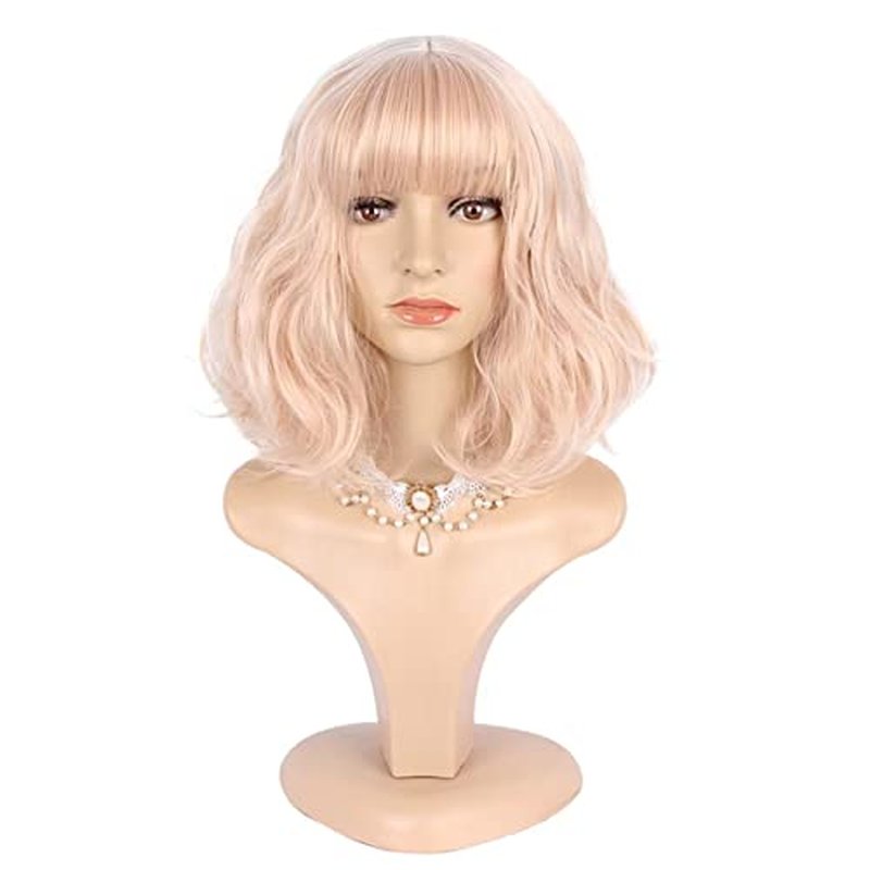 NiceLisa 100cm Blonde Long Straight Yaki Straight Hazbin Hotel Charlie Morningstar Women's Cosplay Costume Wig