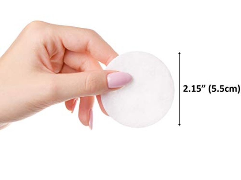 Cliganic Premium Cotton Rounds for Face (200 Count) | Makeup Remover Pads, Hypoallergenic, Lint-Free | 100% Pure Cotton (Packaging May Vary)