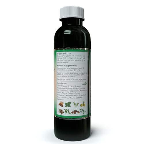 Silver Tongue Oral Care - All Natural Colloidal Silver Mouthwash (4 oz.)