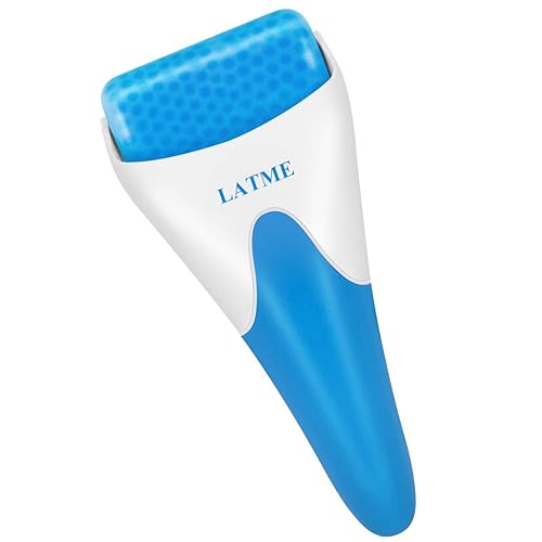 LATME Ice Roller for Face Eyes,Womens Gifts,Face Massager Roller Puffiness Migraine Pain Relief and Minor Injury (Blue)