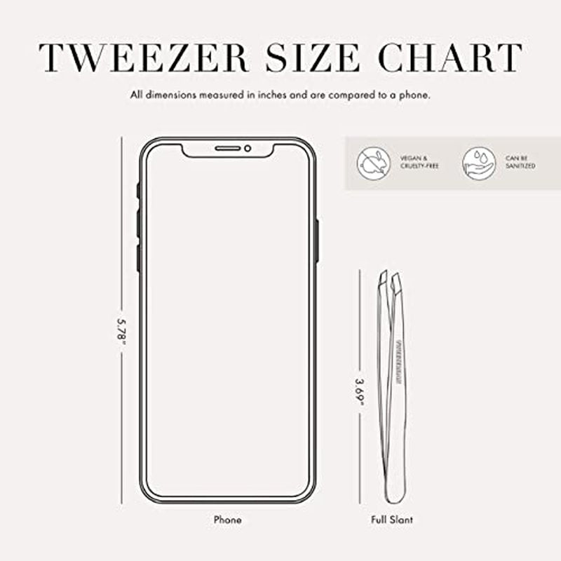 Tweezerman Slant Tweezer, Stainless Steel