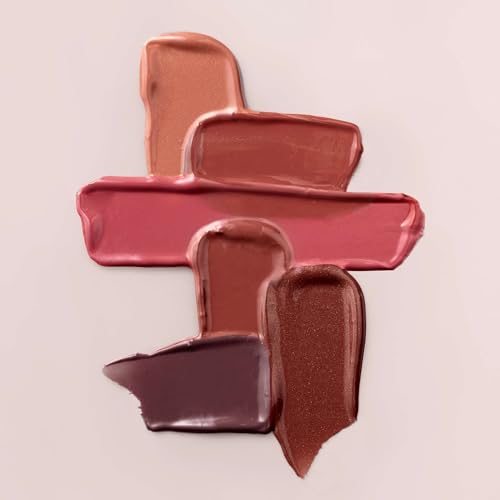 LUNE + ASTER Lip Glide | Glossy, Dewy Lightweight, Balmy-Gel Lipstick - Brown Sugar