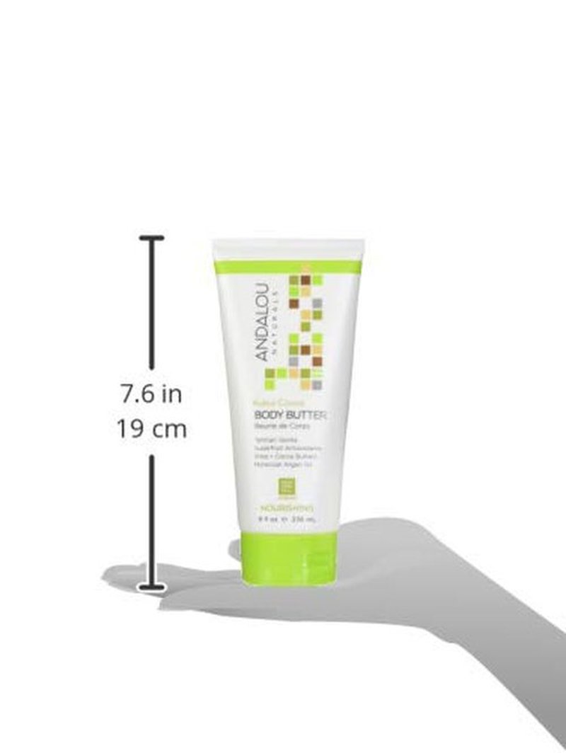 Andalou Naturals Body Butter Nourishing Kukui Cocoa 8 fl oz Pack of 1