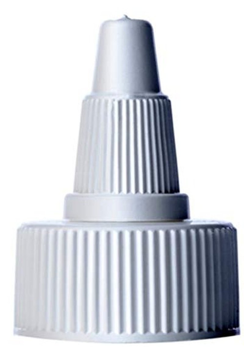 8 Ounce Cosmo Round Bottles, PET Plastic Empty Refillable BPA-Free, with White Twist Top Caps (Pack of 12) (Red)