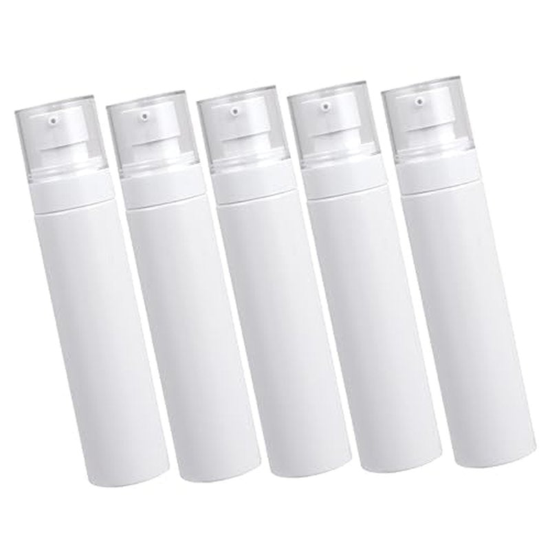 NOLITOY 2sets Lotion Sub Bottle Liquid Containers Foaming Dispenser Empty Mousse Foamer Pump Bottle Empty Water Lotion Bottle Empty Bottle Sub Emulsion Dispensing Bottle White 5pcs*2