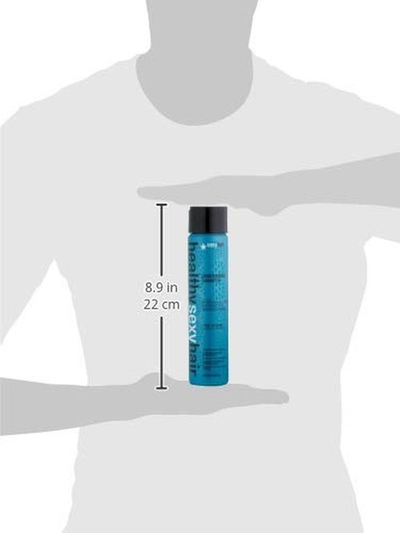 SexyHair Healthy Moisturizing Shampoo, 10.1 Oz | Moisture, Slip, Detangling, and Shine | SLS and SLES Sulfate Free | All Hair Types