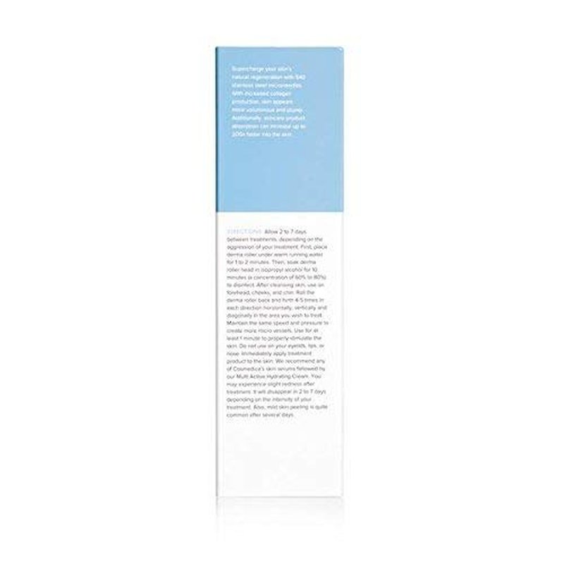 Cosmedica Microneedling Derma Roller for Face 0.25 mm Facial 540 Micro Needles, Skin Care Cosmetic Needling Instrument… (1 Count (Pack of 1))