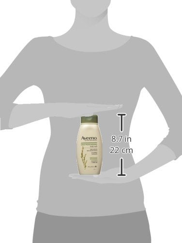 Aveeno Daily Moisturizing Body Wash with Natural Oatmeal - 18 oz (Pack of 3)
