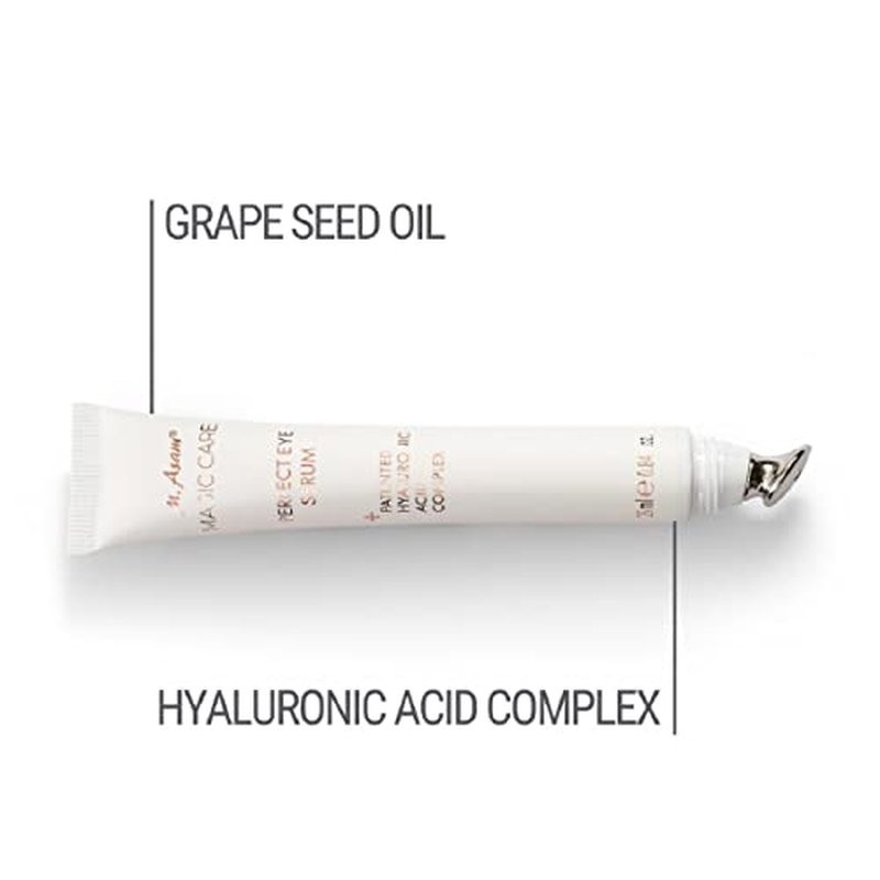 M. Asam MAGIC CARE Perfect Eye Serum - eye serum with 360° tightening effect, effectively fights puffiness & dark circles, tightens the eyelid, eye care with hyaluronic acid complex, 0.84 Fl Oz