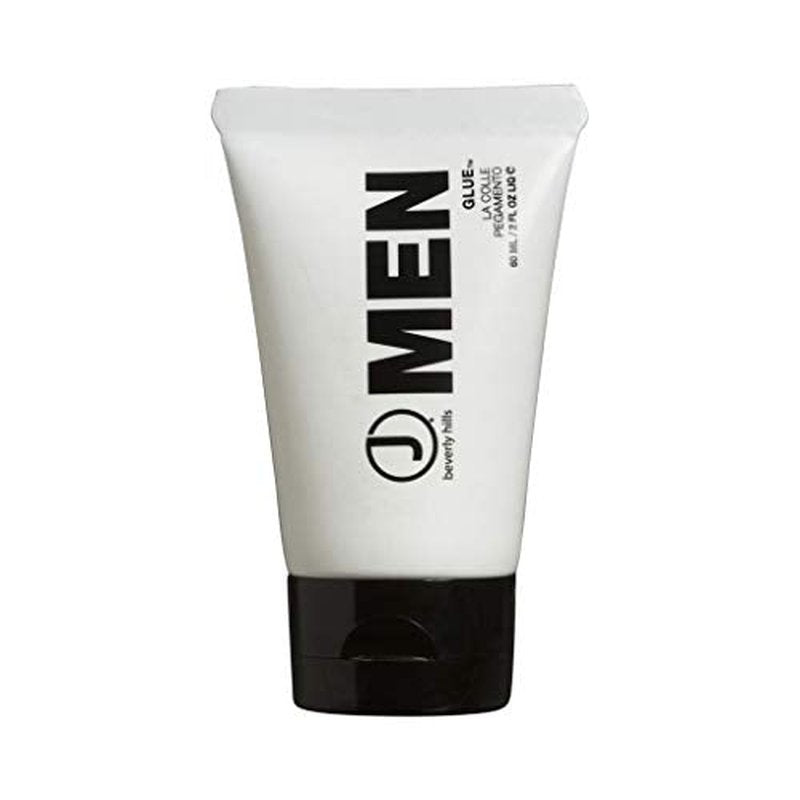 J Beverly Hills Men's Glue Hair Gel with Rosemary Oil for Volume and Shine, 2 Oz