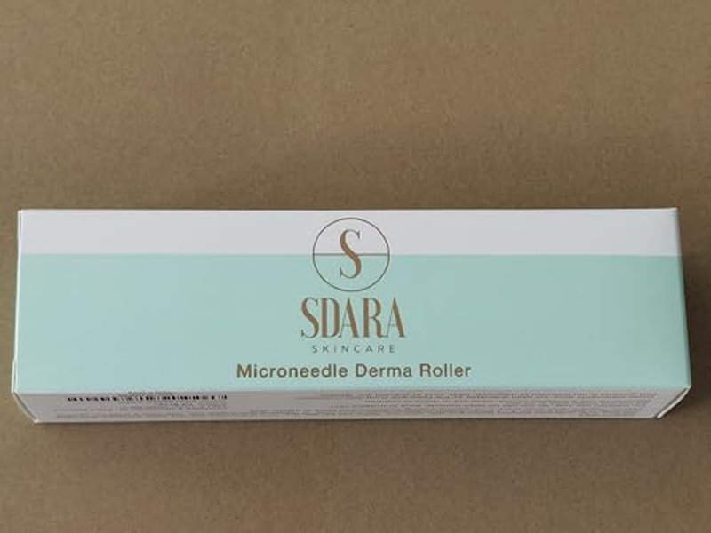 Sdara Derma Roller Microneedling Roller for Face - Includes Free Storage Case (1-Pack), Unisex