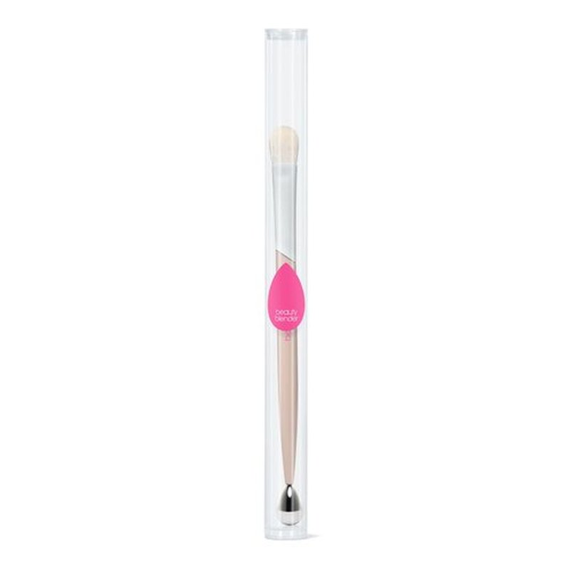 beautyblender Double Sided SHADY LADY All-Over Eyeshadow Makeup Brush & Cooling Roller. Vegan, Cruelty Free and Made in the USA