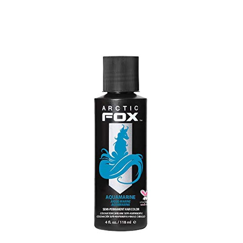 ARCTIC FOX Vegan and Cruelty-Free Semi-Permanent Hair Color Dye (8 Fl Oz, IRIS GREEN)