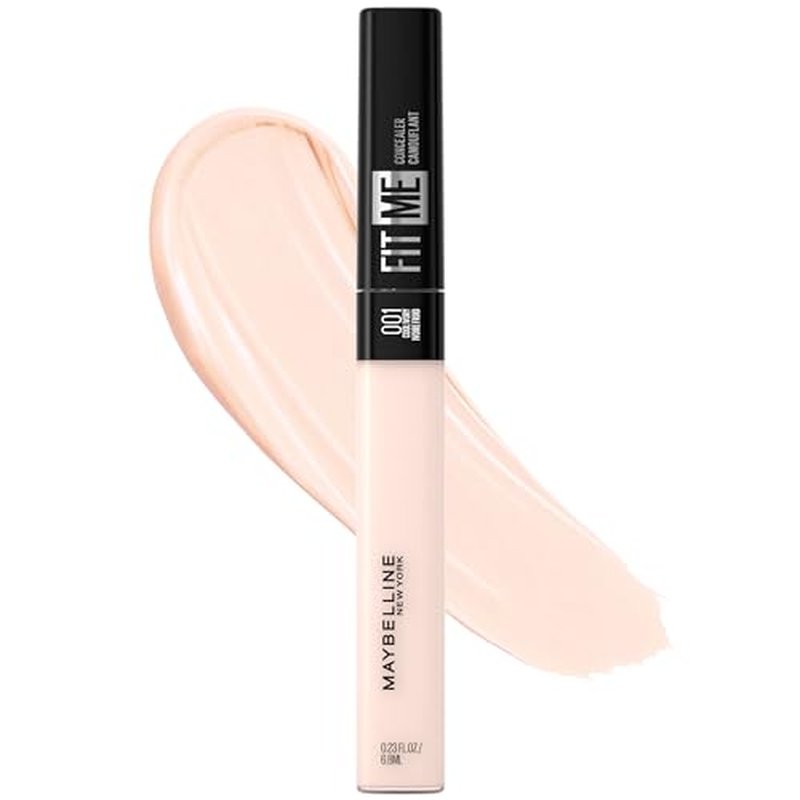 Maybelline New York Fit Me Liquid Concealer Makeup, Natural Coverage, Lightweight, Conceals, Covers Oil-Free, Deep, 1 Count (Packaging May Vary)