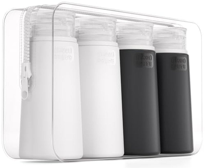 Valourgo 15 Pack Travel Bottles Set, TSA Approved Leak Proof Silicone Travel Containers Jar for Toiletries, Shampoo, Lotion Body Wash, Perfume Spray Bottle, Travel Essentials Toiletry Bottles