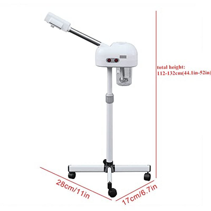 Facial Steamers, Hot Ozone Face Steamer on Wheels for Facial, Professional Skin Care Equipment, Esthetician Steamer for Salon Beauty and Spa, Mist Face Steamer for Skin Care (2)