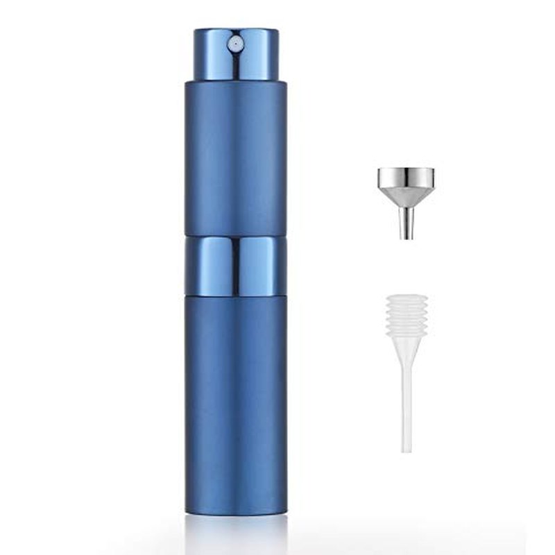LISAPACK 8ML Atomizer Perfume Spray Bottle for Travel, Empty Refillable Cologne Dispenser, Portable Sprayer (Purple)