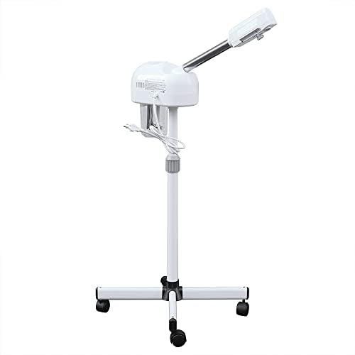 Facial Steamers, Hot Ozone Face Steamer on Wheels for Facial, Professional Skin Care Equipment, Esthetician Steamer for Salon Beauty and Spa, Mist Face Steamer for Skin Care (2)