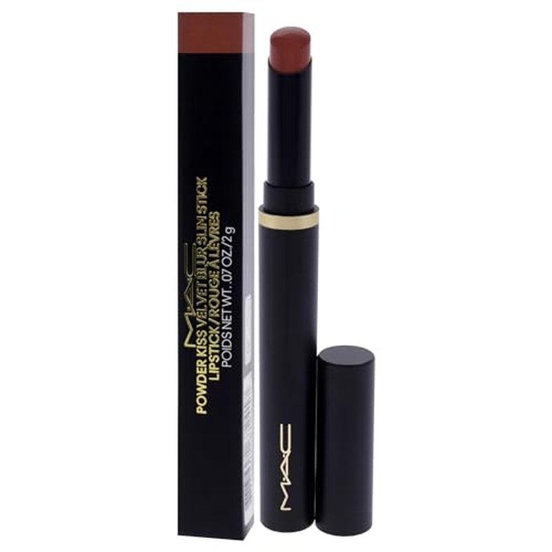 MAC Powder Kiss Velvet Blur Slim Stick - 891 Mull It Over for Women - 0.07 oz Lipstick