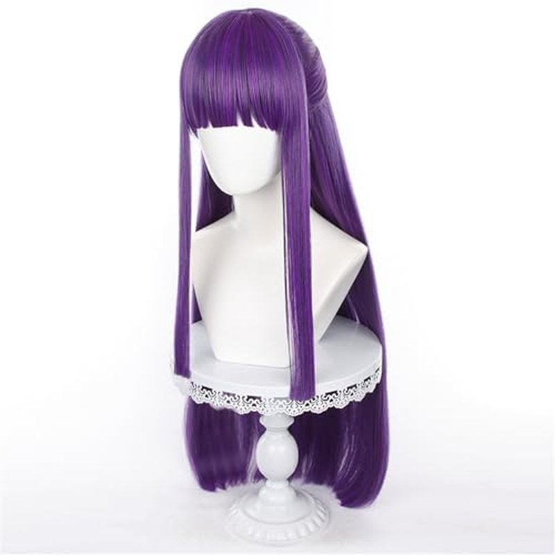 Mystylecos Frieren at the Funeral Fern wig Cosplay Heat Resistant Synthetic Halloween Theme Party Cosplay Wigs with Free Wig Caps