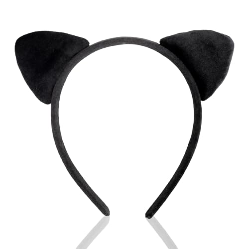 Cat Ear Headband for Women Girls Cute Animal Hairband Halloween Costume Party Accessories