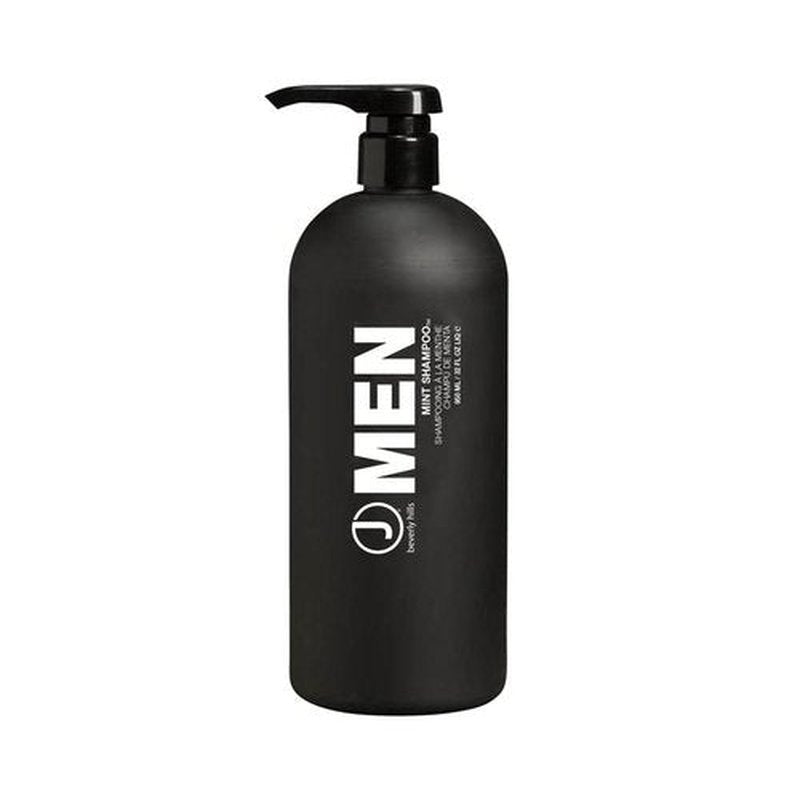 J Beverly Hills Men's Mint Shampoo with Peppermint Oil for a Healthy Scalp, 32 Oz