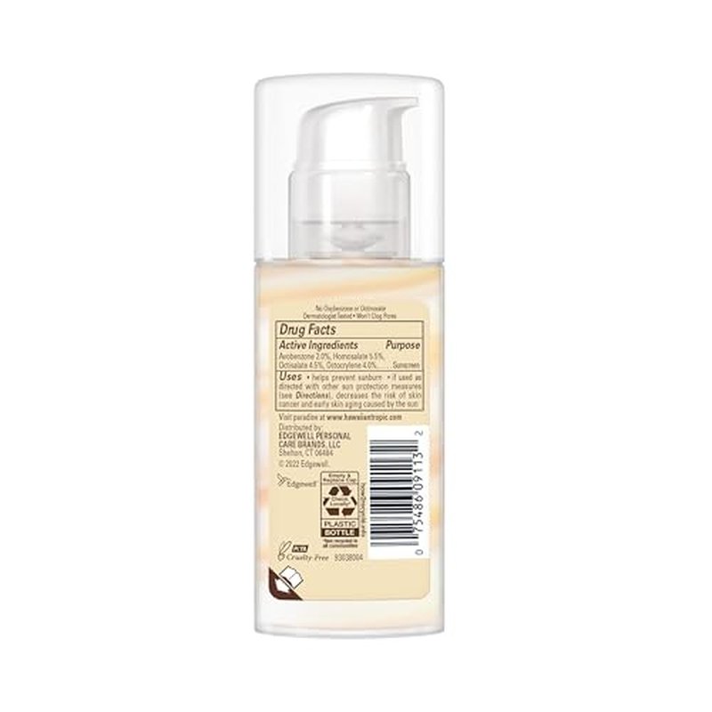 Hawaiian Tropic Sheer Touch Ultra Radiance SPF 70 Sunscreen Lotion, 8oz and Weightless Hydration Face Sunscreen SPF 30, 1.7oz Bundle