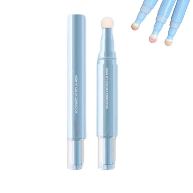 Aztk Concealer Pen, AZTK Makeup Facial Highlighter, Liquid Concealer With Sponge Head, Stay Long Lasting Moisturizing (01#)