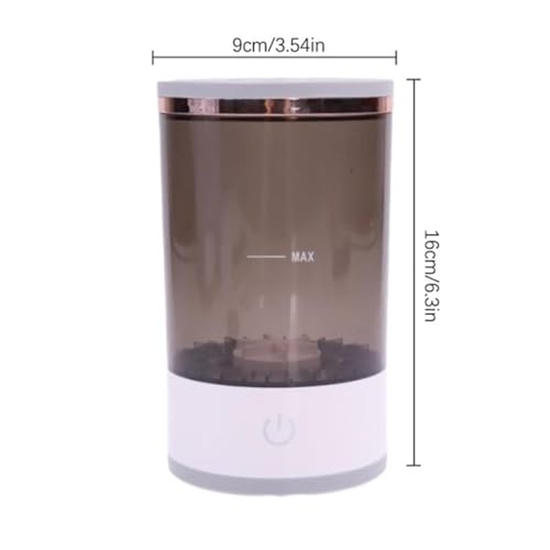 Beauty Swirl Cosmetic Brush Cleaner, The Cozy Luna Brush Cleaner, Electric Makeup Brush Cleaner - Automatic Spinning Cosmetic Tool for Deep Cleaning All Types of Brushes Set (2PCS,Plug-in)