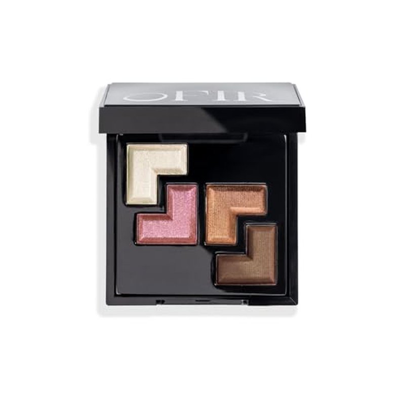 OFIR Quadratic Eyeshadow Palette | Richly Emollient & Blendable Formula | Eye Shadow Palette Makeup | Intensely Pigmented High Desert | Travel Size with Mirror, 4.4 G