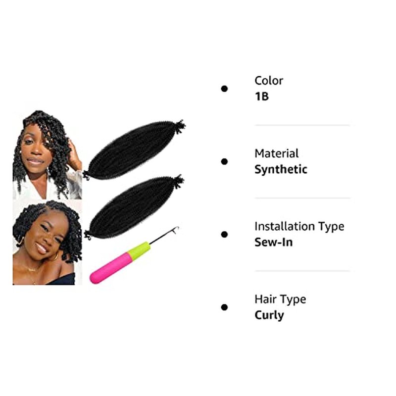 KYNLEY 12inch Springy Afro Twist Hair 8 Packs Blonde Kinky Marley Twist Braiding Hair Cuban Twist Hair Wrapping Hair for Soft Locs 27#
