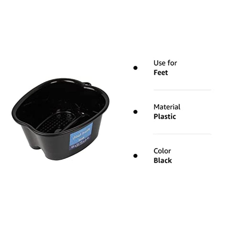 Mantello Foot Bath, Extra Large, Foot Soaking Tub - Pedicure Bowl - Foot Soak Tub (Blue)