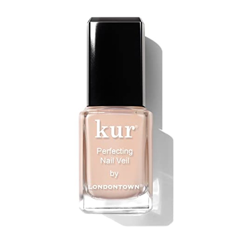 LONDONTOWN Nail Veil #1 Enhancing Nail Care Color and Formula, Apricot Beige Tint, 0.4 fl. oz.