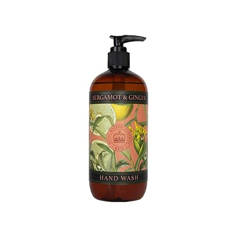 The English Soap Company Kew Gardens Luxury Hand and Body Wash, Refreshing Botanical Wash with a Rich Lather, Enriched with Soothing Aloe Vera and Vitamin E, Bluebell and Jasmine Scent 500ml