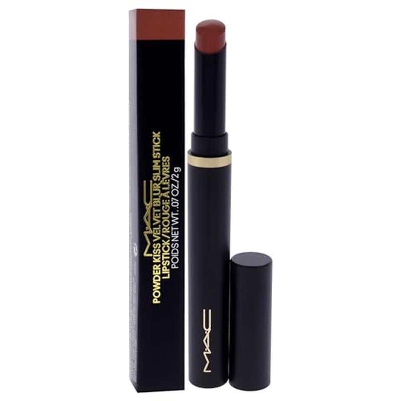 MAC Powder Kiss Velvet Blur Slim Stick - 891 Mull It Over for Women - 0.07 oz Lipstick