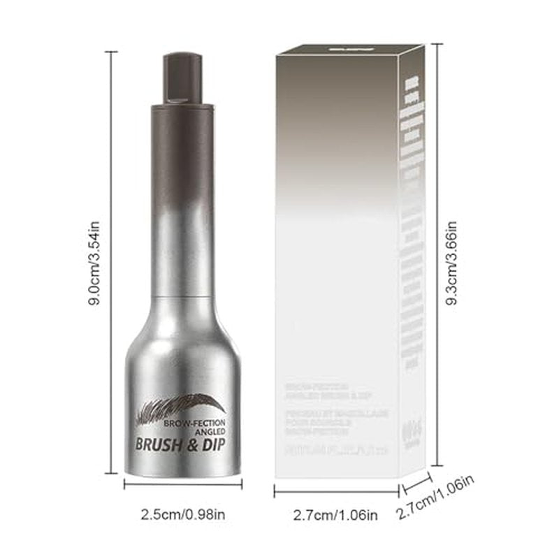 Liftique Brow Brush, Revorie Brow-Fection, Liftique Eyebrow, Liftique - Instant Brow Brush, Liquid Eyebrow Brush, Revorie Brow Fection Angled Brush & Dip (4Pcs Mixed)