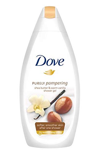 Dove Pampering Body Wash Nourishes & Feeds Skin Shea Butter with Warm Vanilla Effectively Washes Away Bacteria While Nourishing Your Skin 44.0 Fl Oz, (Pack of 2)