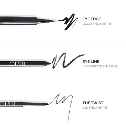 OFIR Eye Edge Liquid Eyeliner Pen | Waterproof Ultra Matte Formula, Soft Tip for Precise Application | Smudge Proof Eyeliner with Easy Flow Design | Deep Rich Brown (Carob) | 0.04 Fl Oz