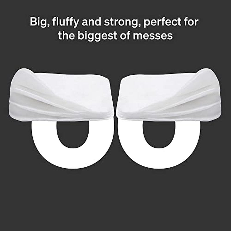 Love Noobs Baby Cotton Pads for Diaper Change, 60 Count, Ultra Soft 100% Organic Extra Large Cotton Pads for Baby Sensitive Skin, Lint-Free Premium Jumbo Size Cotton Pads, 100% Cotton Squares